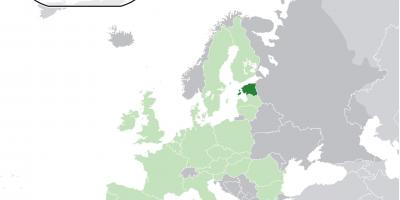 エストニアに欧州地図